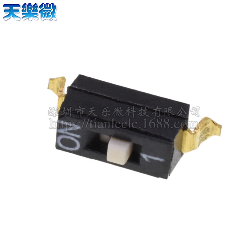 DSIC01LSGET KE2.54-1P 一位拨码贴片开关 台湾KE编带 KE拨动开关