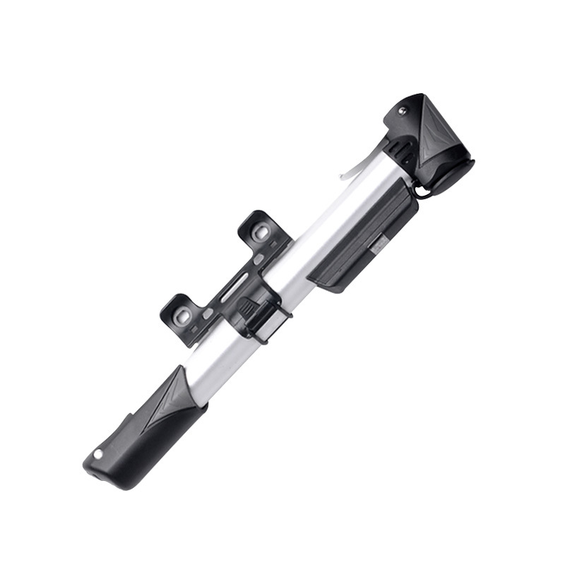 自行车便携迷你铝合金聪明头气压表打气筒 骑行装备气筒AP-025G