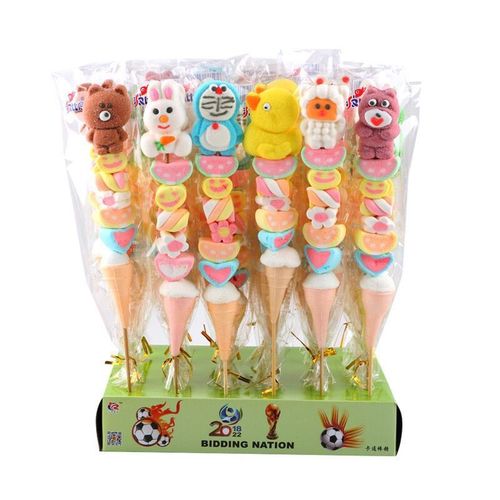 Christmas Candy Cane Cartoon Mixed Assortment Cotton Candy Wholesale Children's Snacks 8090 Nostalgic Candy Bulk Wholesale