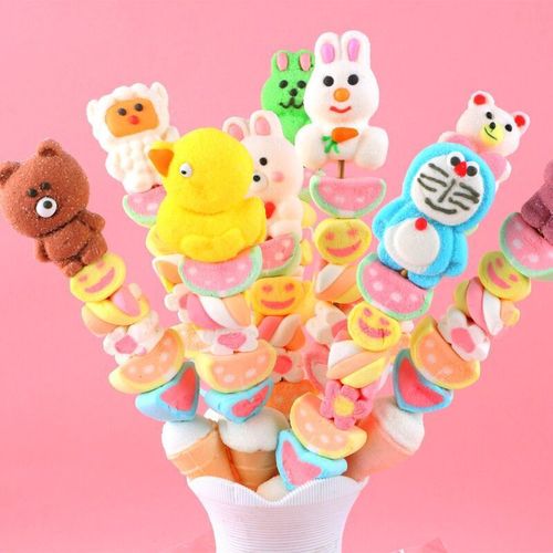 Hobby Candy Pop Candy for Kids Mixed Fruit Candy Floss String Cartoon Candy Bulk Wholesale Manufacturer 35g