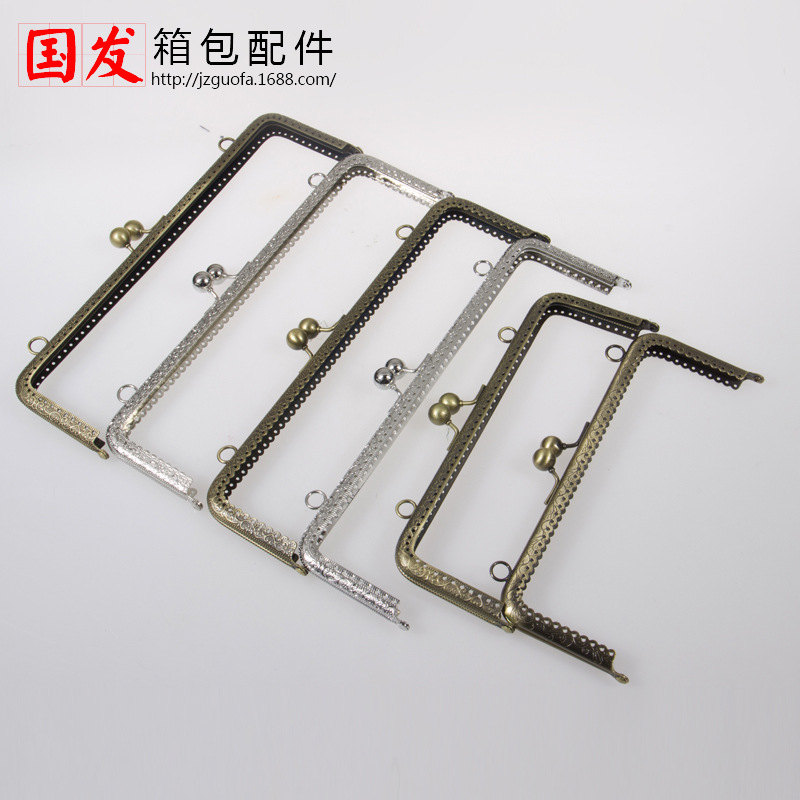 25cm cuadrado encaje en relieve boquilla oro bronce plata clásica gran tamaño