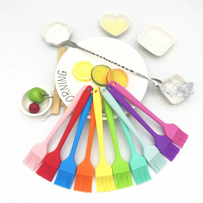 Шерстяная масляная щетка, встроенная Комплексная масляная щетка, силиконовая кисть для барбекю, силиконовая кисть для выпечки, 38 г, одинарный OPP