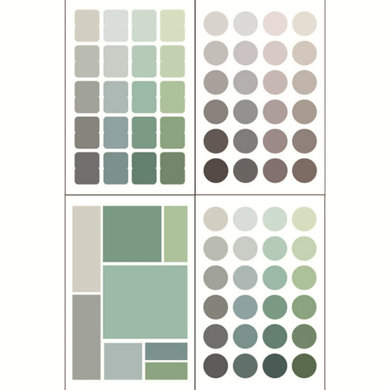 Sticker, multifunctional stickers, factory direct supply, gradient, scheduler