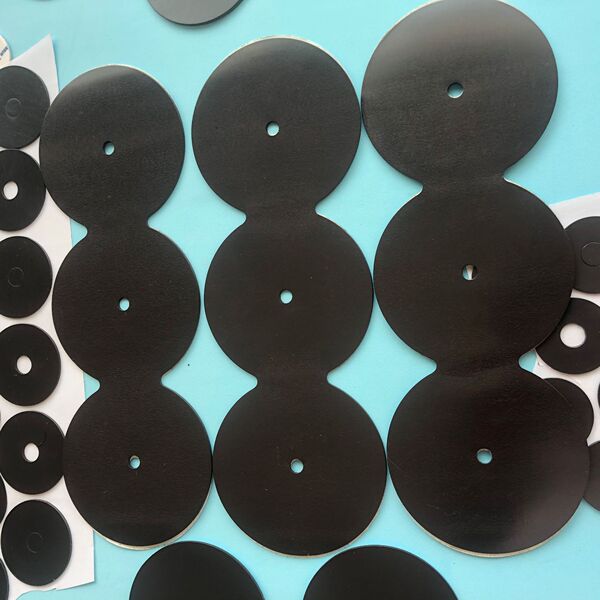 Rubber adhesive self-adhesive magnetic fridge magnet