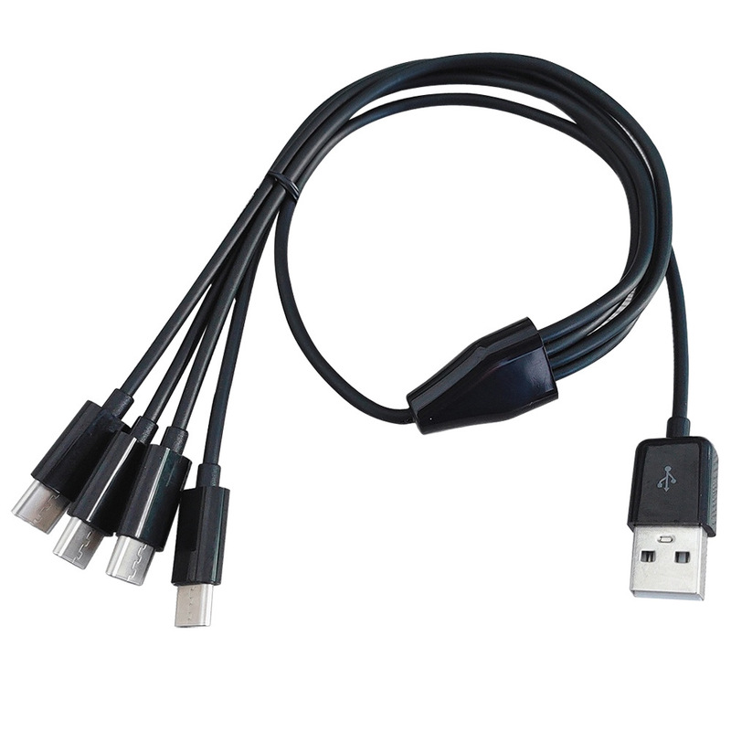 USB drag four TYPE C Head all-in-one charging line to charge 4 TYPE C mobile phone tablets and so on 50cm USB drag four TYPE C Head all-in-one charging line to charge 4 TYPE C mobile phone tablets and so on 50cm