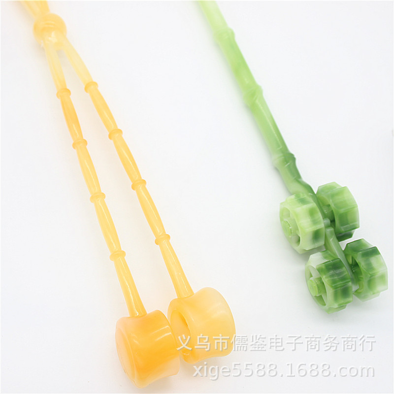 仿玉按摩响锤四轮不求人痒痒挠拍背两用按摩器厂家直供