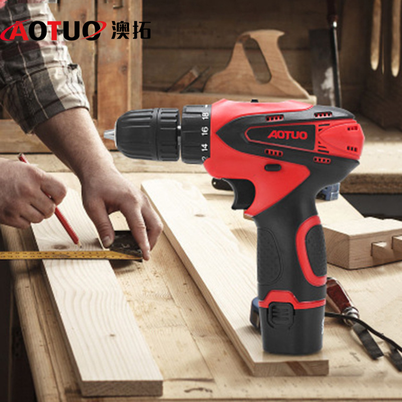 量大价优跨境12v锂电钻套装 电动螺丝刀套装 充电扭力钻 电钻批发