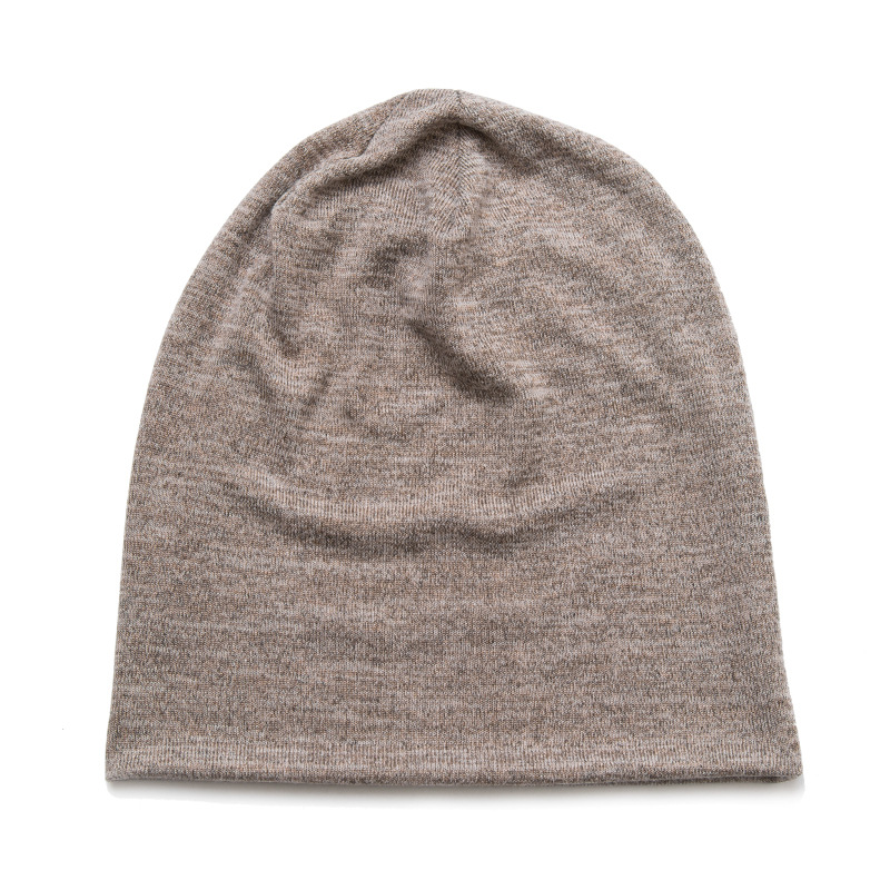 New solid color knitted hat cross-border trade four seasons breathable cap Amazon ebay fashion pile cap