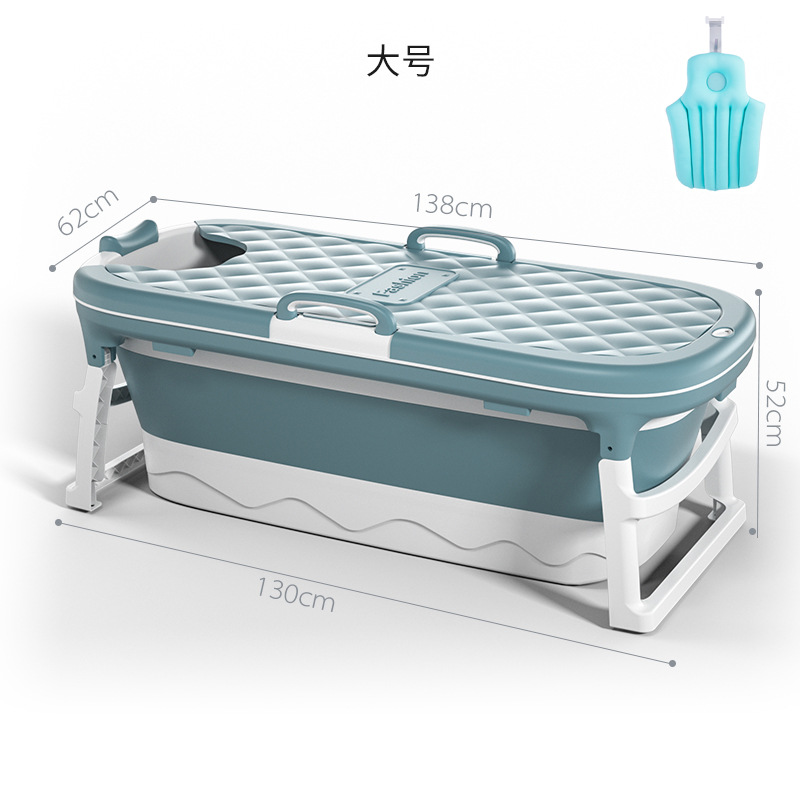 Bañera plegable para adultos, bañera de inmersión, bañera para el hogar, bañera de plástico grueso para adultos, bañera de cuerpo completo