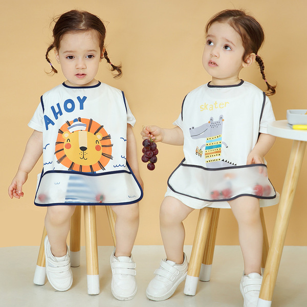 Children's summer thin breathable apron