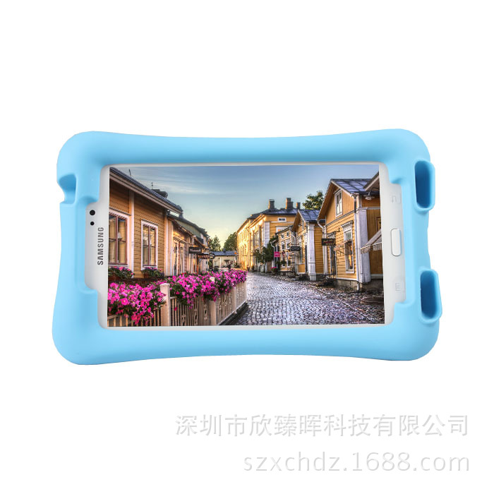 适用机型p3200带支架及扩音功能平板硅胶护套 上网款厚包边硅胶套