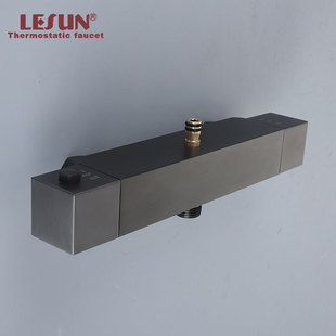 Adjustable temperature mixing valve water heater shower faucet copper intelligent constant temperature concealed cold and hot faucet automatic