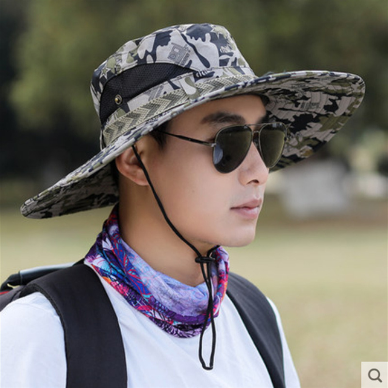 Summer camouflage hat