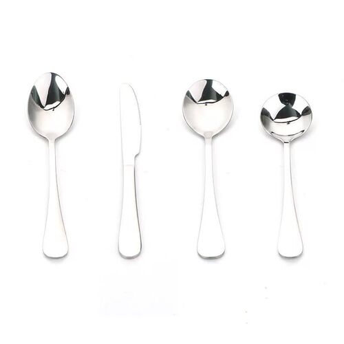 Cross-border 1010 wholesale stainless steel western food tableware steak knife, fork and spoon set dessert spoon coffee spoon fruit fork