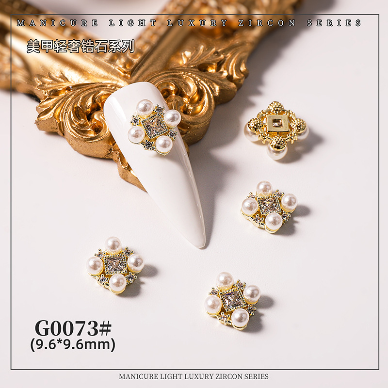 Celebridad en línea LZ clavo perla arco joyería cadena términos Shell Starfish tridimensional colgante lujo metal ZIRCON diamante