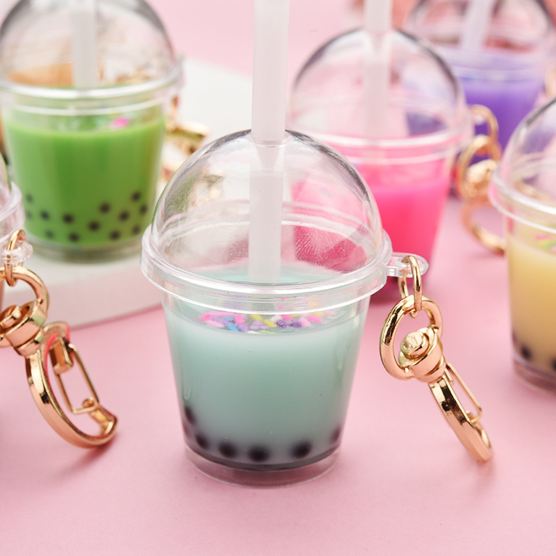 Simulation Mini Pearl Milk Tea Cup Key Chain Creative Moon Buckle Pearl Suction Tube Cup Milk Tea Bag Jewelry Pendant Simulation Mini Pearl Milk Tea Cup Key Chain Creative Moon Buckle Pearl Suction Tube Cup Milk Tea Bag Jewelry Pendant