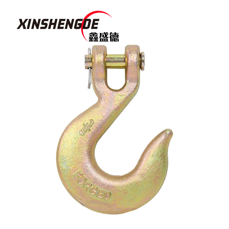 H/A3313/4美式羊角滑钩锻造合金钢羊角货钩吊钩滑钩