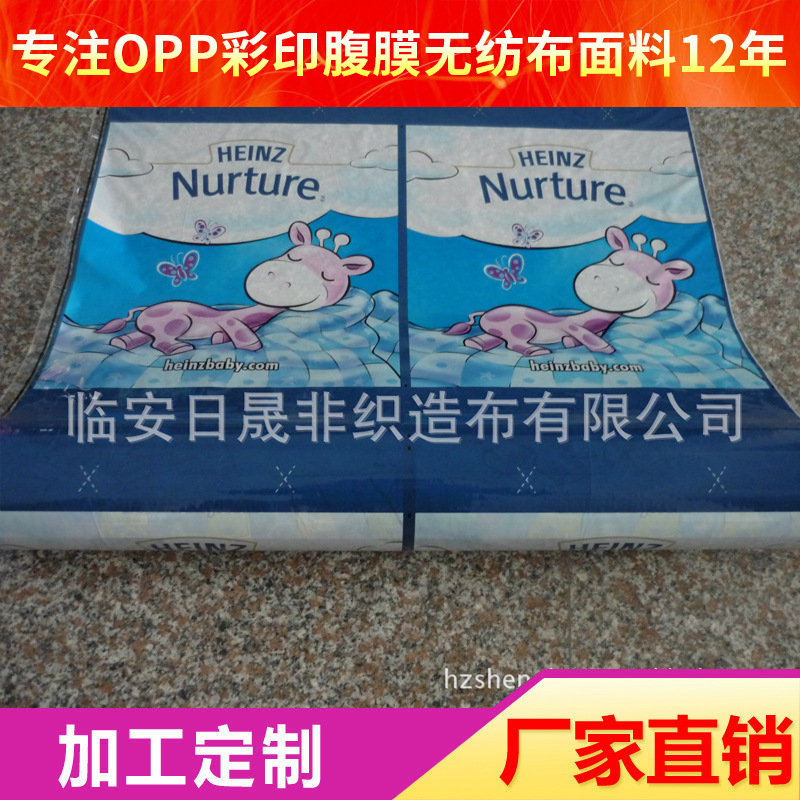提供淋膜无纺布复合加工  OPP彩印膜复合无纺布淋膜