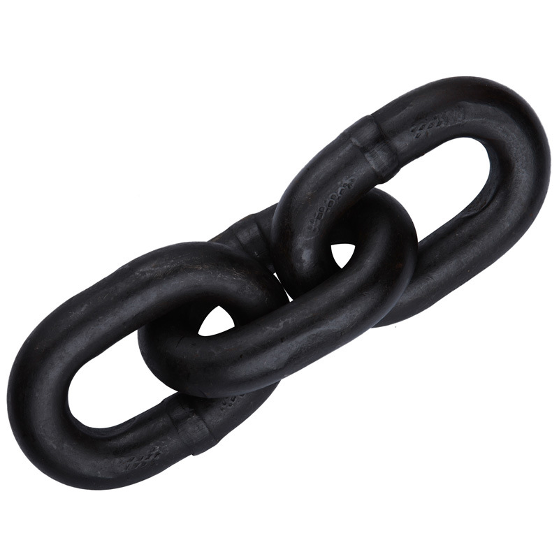 现货供应 高强度发黑起重链条 EN818-2 80级链条