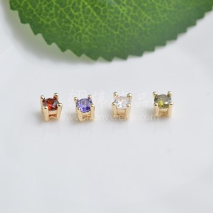 DIY�Ʒ��� �~�14K���ʯ��ɫץ荸��� �M������朾�������