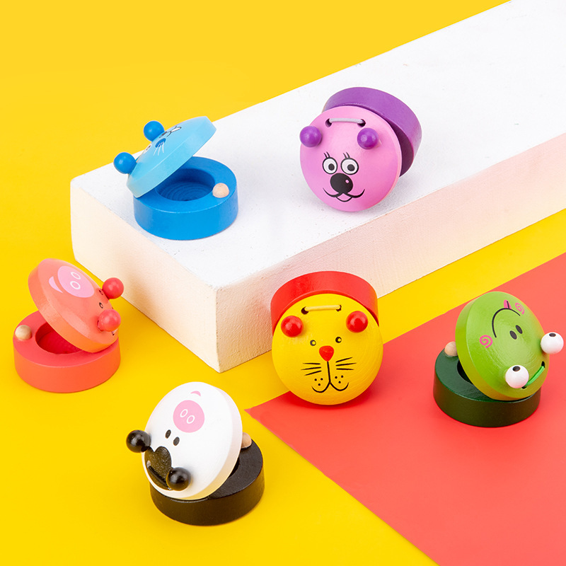 Productos de la fábrica WODI madera animal tablero de sonido Educativo Educación Temprana 3-7 años de edad dibujos animados Orff niños instrumento musical música juguete