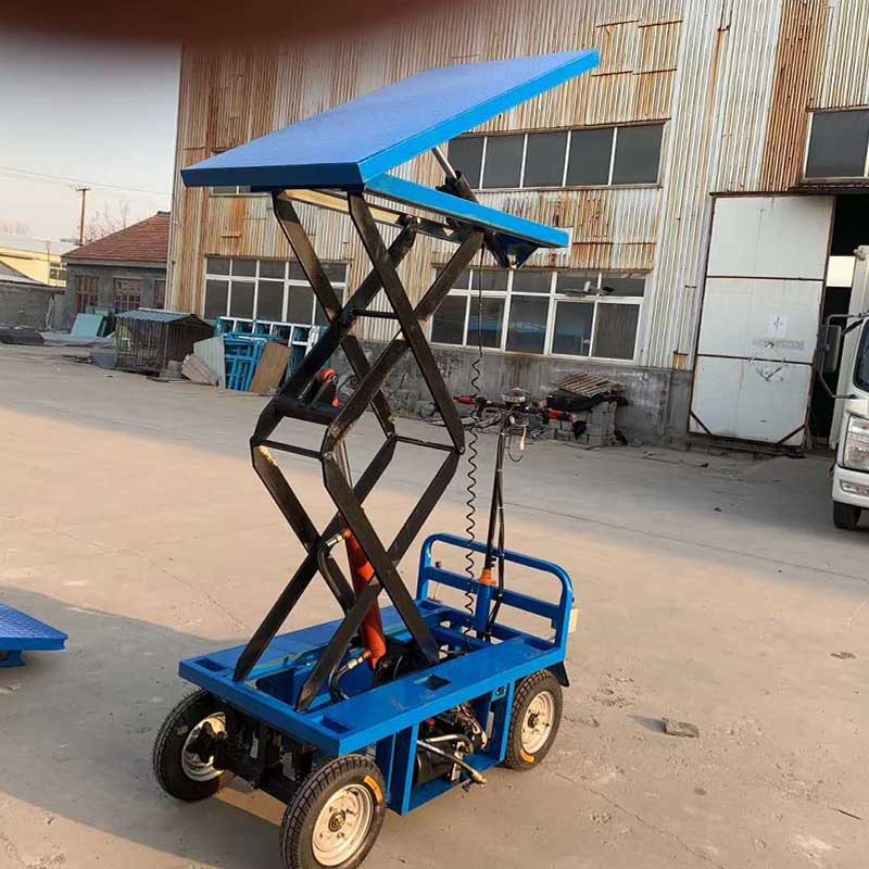 电动平板升降车 倒骑驴电动平板车载重800kg座驾式多型号选购