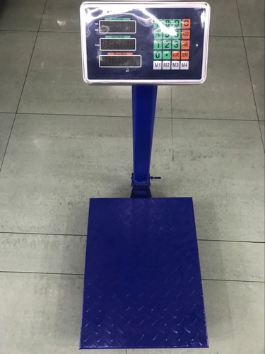 Foreign trade English steel plate folding electronic platform scale industrial logistics electronic scale cargo weighing platform scale commercial express scale