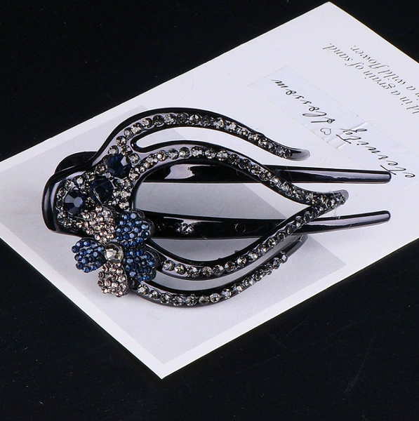 Three-toothed clip-Taoxin Milan gray