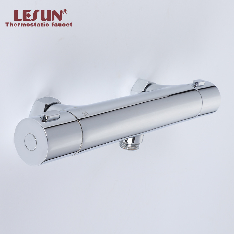 Resen cross-border bathroom shower set thermostatic faucet water heater shower intelligent thermostat mixing valve wholesale