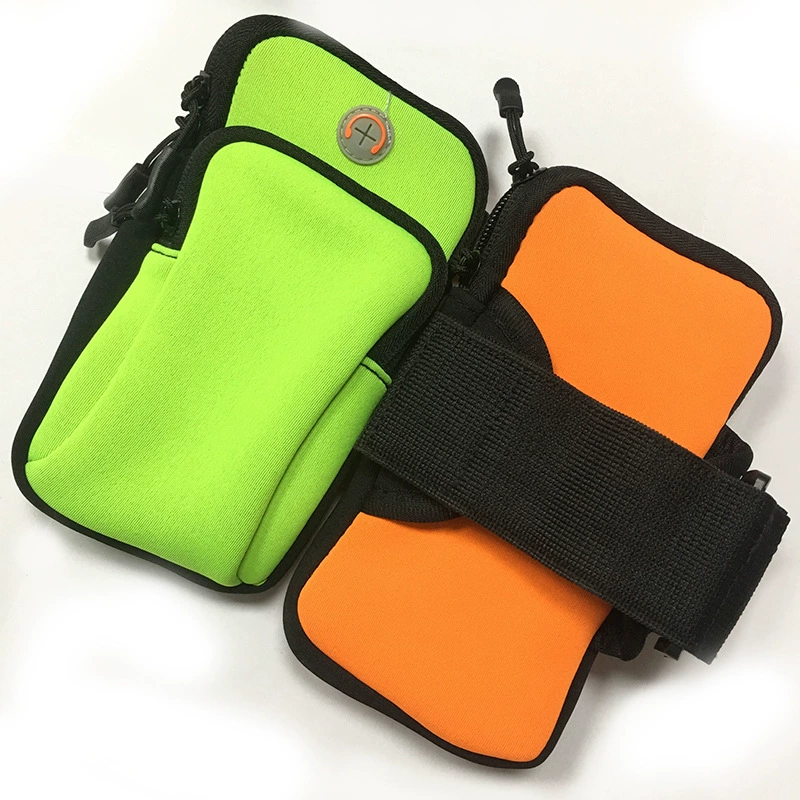 Производители производят и обрабатывают нейлоновую спортивную сумку на открытом воздухе мужскую и женскую спортивную сумку для бега, многофункциональную сумку на руку для мобильного телефона