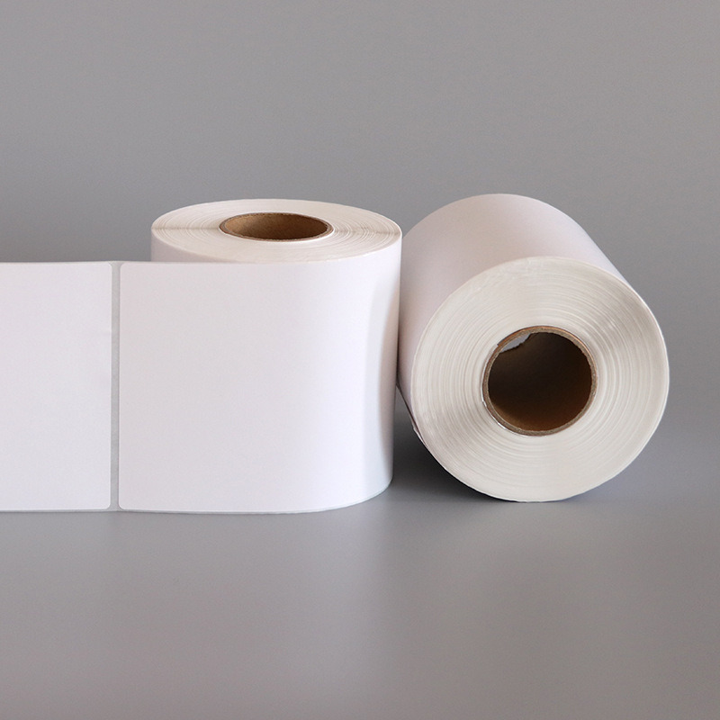 100*150*350 three-proof thermal label printing paper E-Postal self-adhesive paper logistics barcode blank sticker