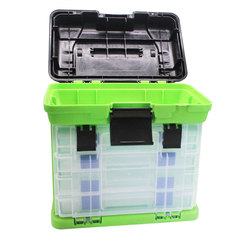 Type D factory fishing box 4-layer suitcase sea fishing tool box fishing gear storage box outdoor supplies