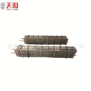 冷干机蒸发器 铜管翅片蒸发器 制冷设备用