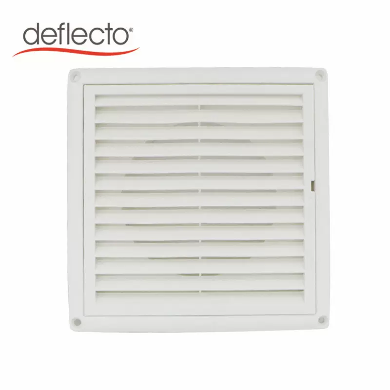 厂家供应塑胶风口 防虫网固定百叶风口排气扇塑胶风口 现货