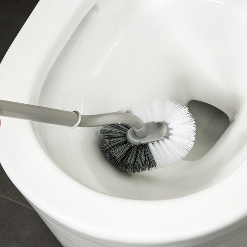Toilet brush long handle cleaning brush plastic household toilet powerful brush household cleaning artifact can be hung