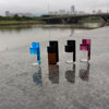 Glass drug box mini small pill-box storage bottle 36-51 pill pill portable pill box glass bottle smoke