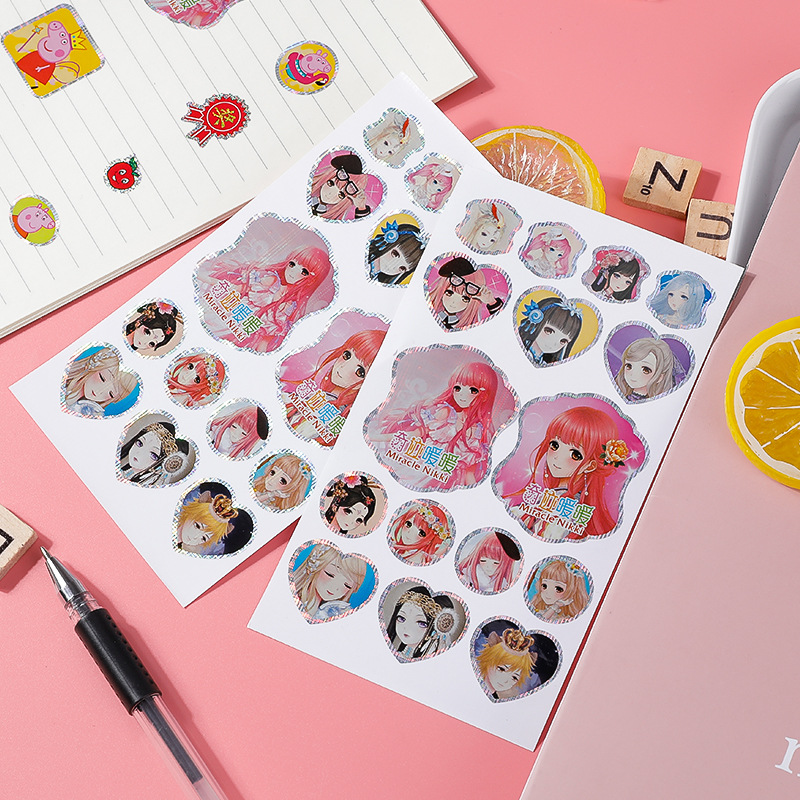 10包包邮幼儿园奖励贴可爱女孩五角星贴纸小学生表扬贴纸贴纸贴