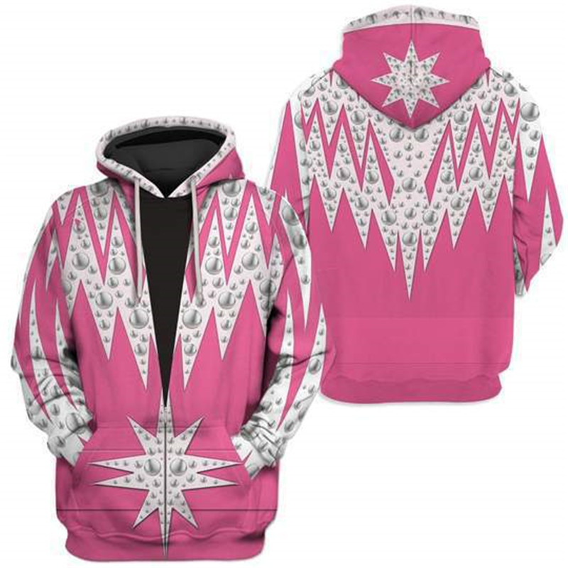 2020 New Rocket Man Elton John 3D printed zipper cardigan hooded sports sweater cospaly