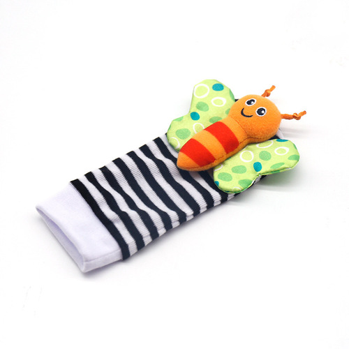 Baby watch wrist strap socks sock cover baby hand band rattle single price