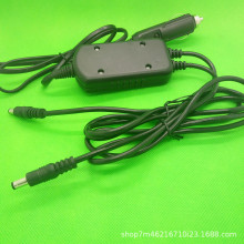 廠家供應美式膠木點煙器電木帶燈DC頭車充車載點煙器充電器電源線