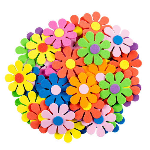 EVA foam patch children's handmade DIY sponge paper letter patch small sticker sponge foam paper self-adhesive tape