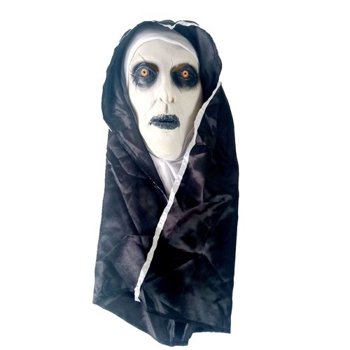 The Conjuring 2 Nun Mask Halloween Horror Makeup Mask Tricky Ghost Face Horror Scary Latex Hood Nun
