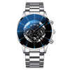 Calendar for leisure, steel belt, quartz men's watch, wish