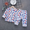 Children's underwear, summer set, flower boy costume for early age, pijama, 1-3 years, long sleeve