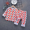 Children's underwear, summer set, flower boy costume for early age, pijama, 1-3 years, long sleeve
