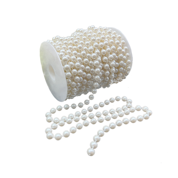Wholesale abs connected beads imitation pearl wedding pearl string…