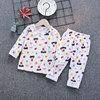 Children's underwear, summer set, flower boy costume for early age, pijama, 1-3 years, long sleeve