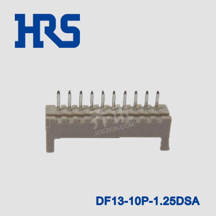 HRS�������������� DF13ϵ��10pin���Ŵ�ͷ���� DF13-10P-1.25DSA