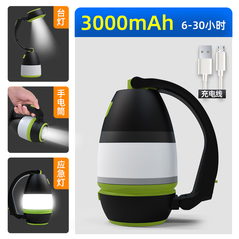 Wilder Super brillante tienda de campaña luz LED recargable linterna de emergencia iluminación al aire libre Luz de falla de energía del hogar