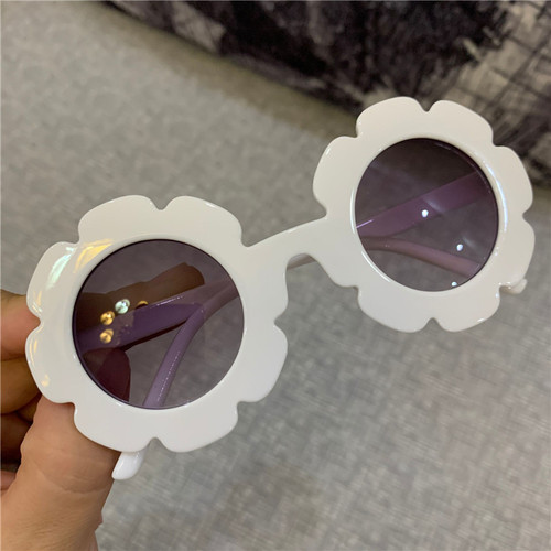 1380 Sunflower Cute Children's Sunglasses Cute Little Flower Children's Glasses Children's Sunglasses